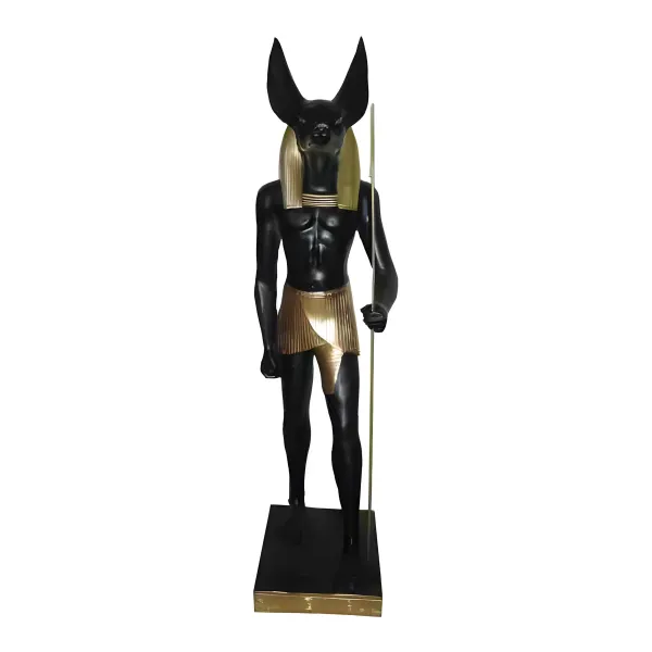 Figura dekoracyjna Anubis H: 50cm z żywicy