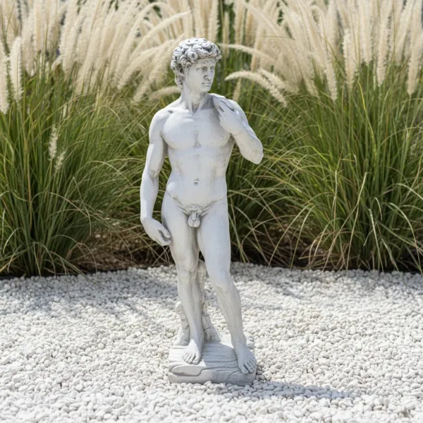 Figura ogrodowa Dawida Michała Anioła H: 115 cm betonowa