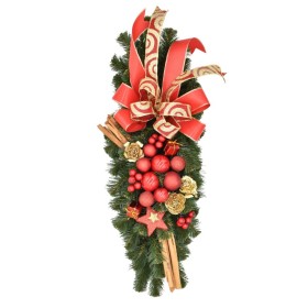 Rogal dekorowany 55 cm RED - zdjęcie 1
