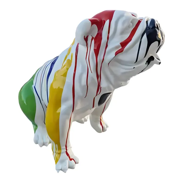 Figura dekoracyjna Pies wym. 67×70cm z żywicy