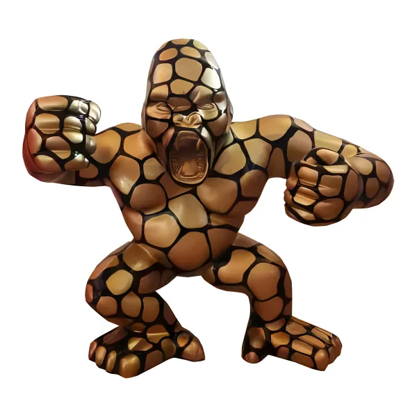 Figura dekoracyjna Goryl King Kong H: 50cm z żywicy