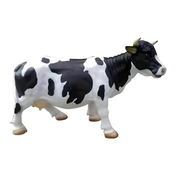 Figura dekoracyjna Krowa H: 40cm z żywicy