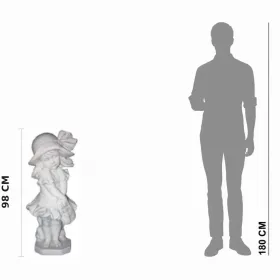 Figura ogrodowa Balbina H: 98cm betonowa - zdjęcie 2