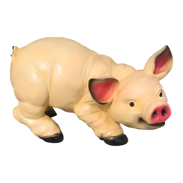 Figura dekoracyjna Świnia H: 20cm z żywicy