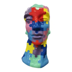 Figura dekoracyjna Głowa dekoracyjna H: 70cm z żywicy - zdjęcie 2