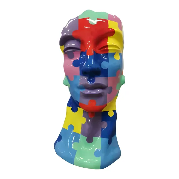 Figura dekoracyjna Głowa dekoracyjna H: 70cm z żywicy