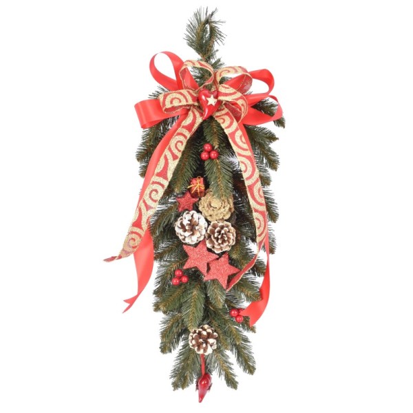 Zwis dekorowany 60 cm RED