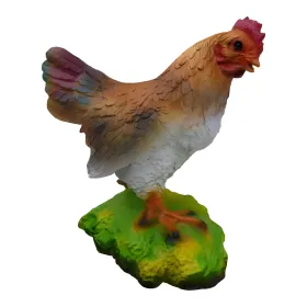 Figura dekoracyjna Kura H: 32cm z żywicy - zdjęcie 2