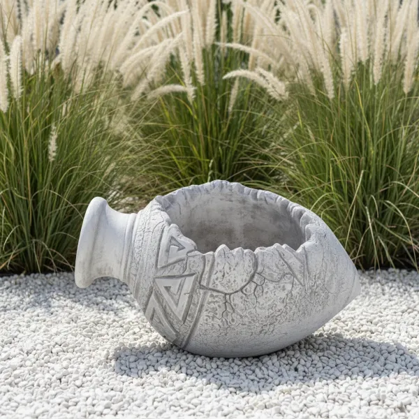 Figura ogrodowa Wazon Amfora Mała H: 22cm betonowa