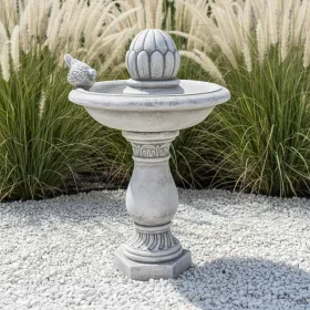 Fontanna ogrodowa mała H: 60cm biały cement - zdjęcie 1