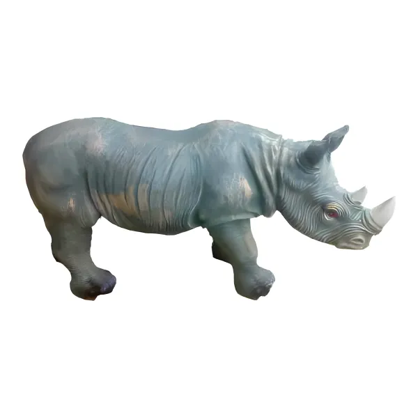 Figura dekoracyjna Nosorożec wym. 38×60cm z żywicy