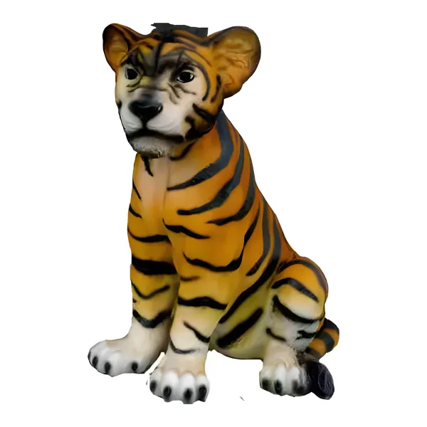 Figura dekoracyjna Tygrys H: 35cm z żywicy