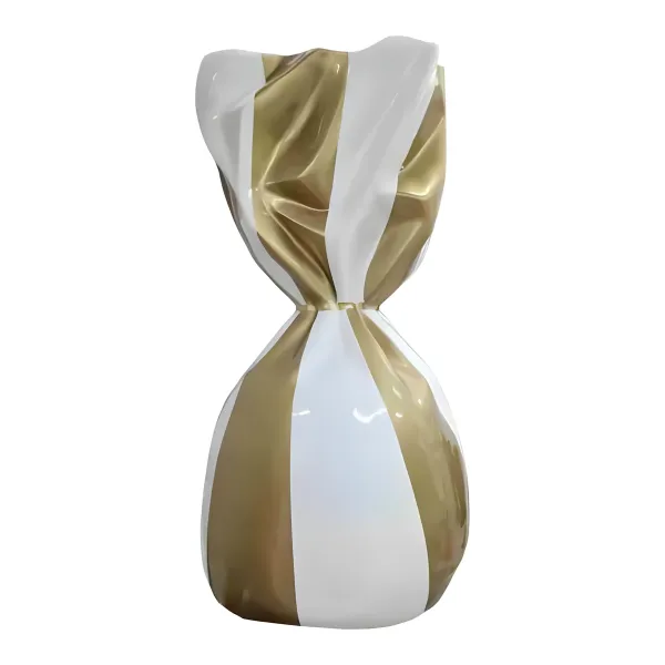 Figura dekoracyjna Cukierek świąteczny wym. 76×40×43cm z żywicy
