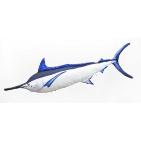 Poduszka dekoracyjna ryba Marlin czarny 118 cm maskotka - zdjęcie 1