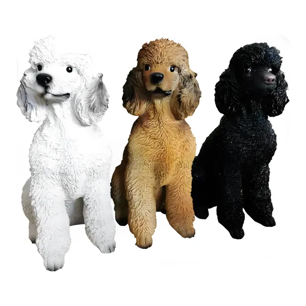 Figura dekoracyjna Pies H: 50cm z żywicy