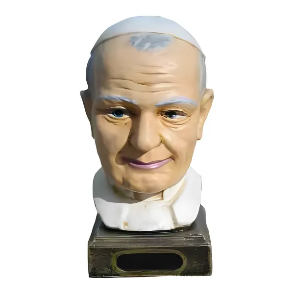 Figura dekoracyjna Popiersie papieża H: 20cm z żywicy