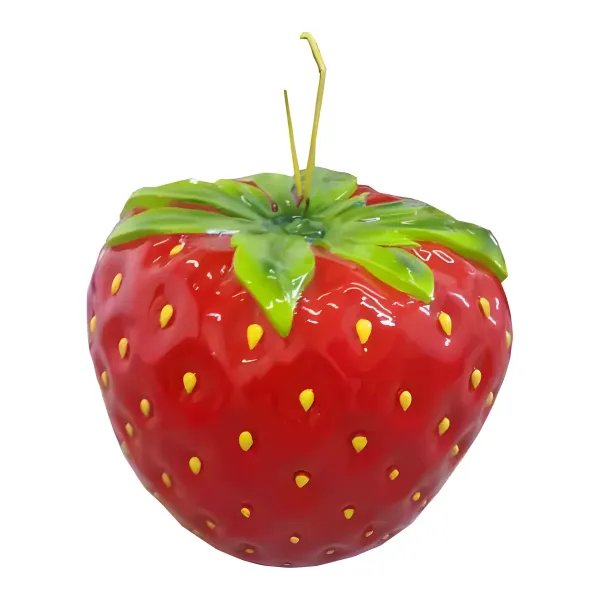 Figura dekoracyjna Truskawka H: 50cm z żywicy