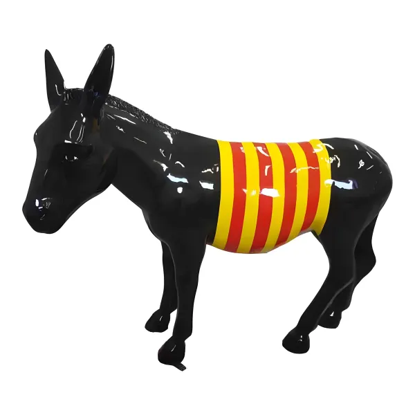 Figura dekoracyjna Osioł wym. 145×174cm z żywicy