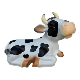 Figura dekoracyjna Krowa H: 70cm z żywicy - zdjęcie 2