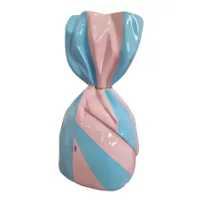 Figura dekoracyjna Cukierek świąteczny wym. 76×40×43cm z żywicy