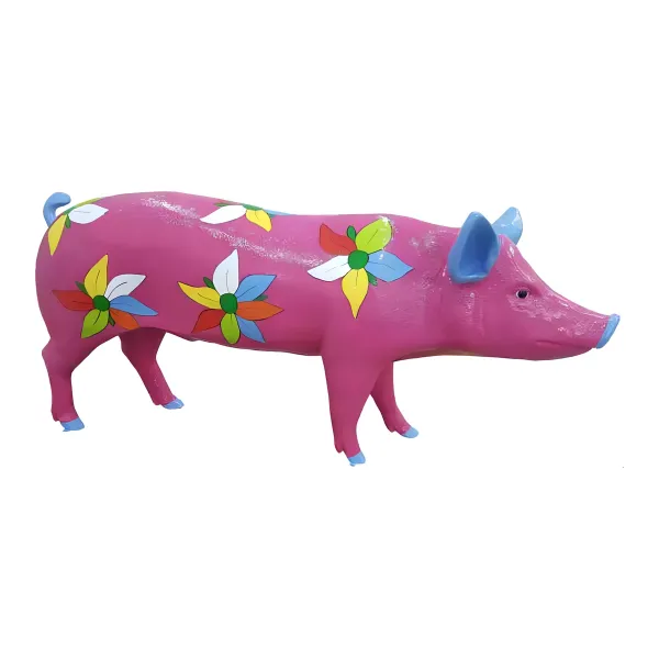 Figura dekoracyjna Świnia wym. 70×160cm z żywicy