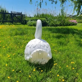 Łabędź pływający duży H: 47cm ogrodowy figura do ogrodu - zdjęcie 2