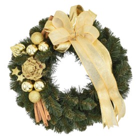 Wianek dekorowany 25 cm GOLD - zdjęcie 1