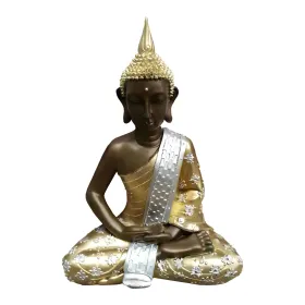 Figura dekoracyjna Budda siedzący H: 60cm z żywicy - zdjęcie 2