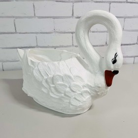 Figura Łabędź donica mały H: 34 cm ogrodowa - zdjęcie 8