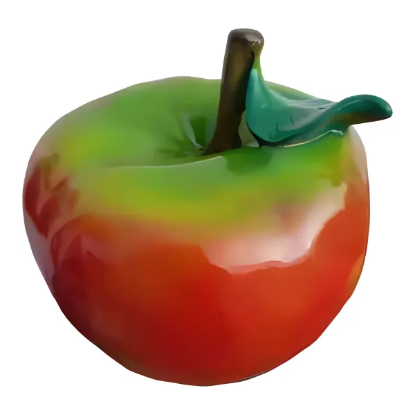 Figura dekoracyjna Jablko H: 48cm z żywicy