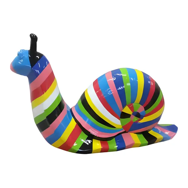 Figura dekoracyjna Ślimak wym. 40×70cm z żywicy