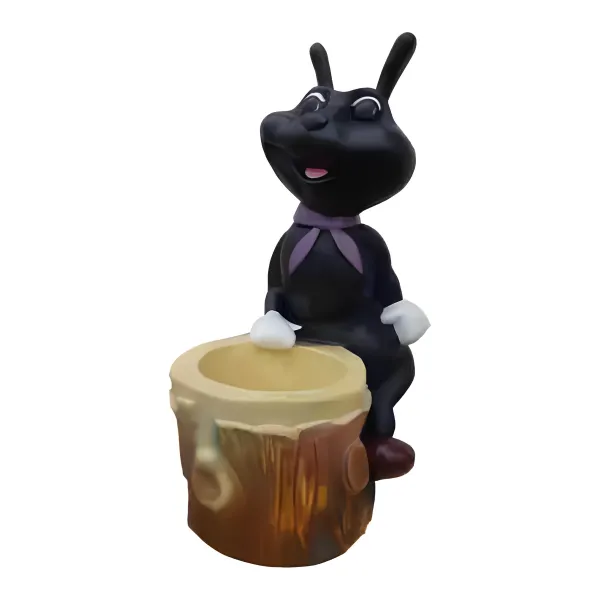 Figura dekoracyjna Mrówka z donicą H: 48cm z żywicy