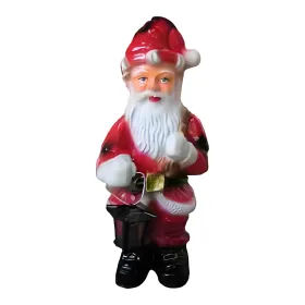 Figura dekoracyjna Św. Mikołaj z latarnią H: 78cm z żywicy - zdjęcie 2