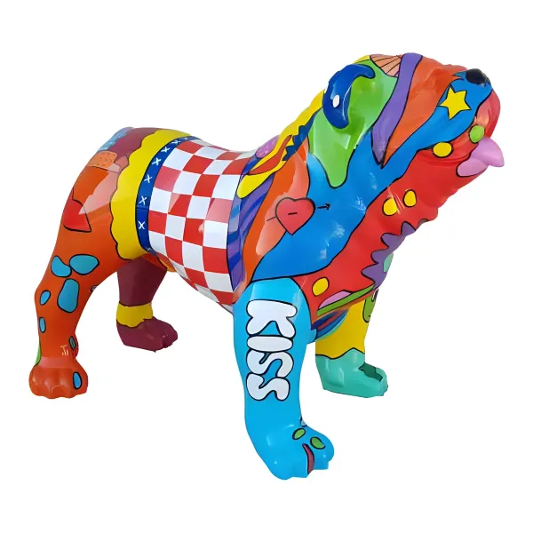 Figura dekoracyjna Pies wym. 72×90cm z żywicy