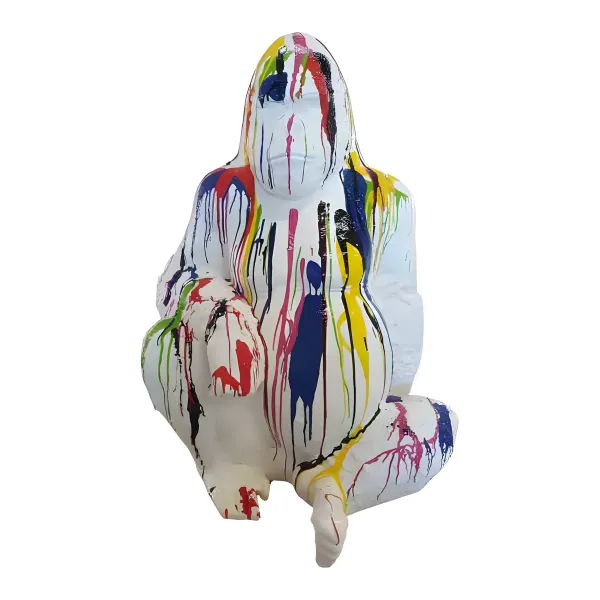 Figura dekoracyjna Goryl H: 75cm z żywicy