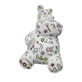 Figura dekoracyjna Hipopotam H: 98cm z żywicy - zdjęcie 2
