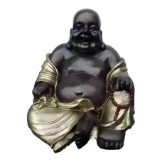 Figura dekoracyjna Śmiejący się Budda H: 40cm z żywicy