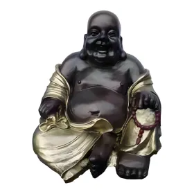 Figura dekoracyjna Śmiejący się Budda H: 40cm z żywicy - zdjęcie 2