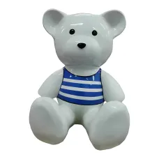 Figura dekoracyjna Miś pluszowy wym. 33×37cm z żywicy