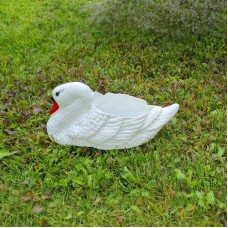 Figura ozdobna ŁABĘDŹ MŁODY DONICA