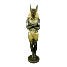 Figura dekoracyjna Anubis H: 181cm z żywicy