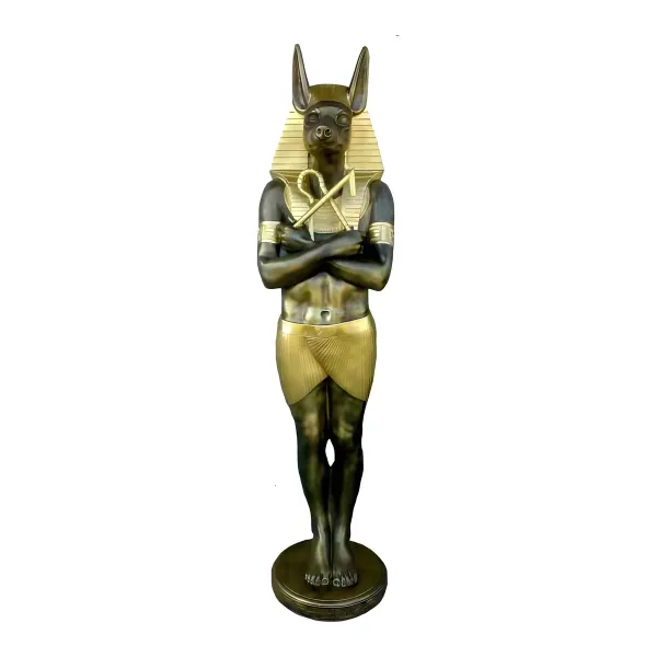Figura dekoracyjna Anubis H: 181cm z żywicy
