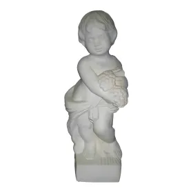 Figura dekoracyjna Putto z winogronami H: 47cm z żywicy - zdjęcie 2