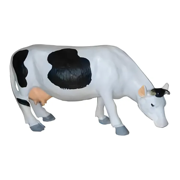 Figura dekoracyjna Krowa H: 17cm z żywicy