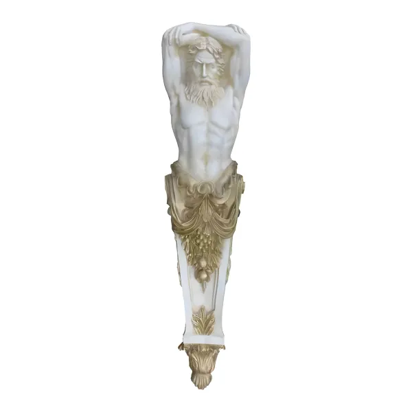 Figura dekoracyjna Atlant dekoracyjny H: 130cm z żywicy