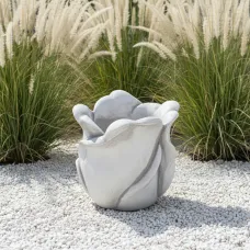 Figura ogrodowa Wazon Tulipan H: 38cm betonowa