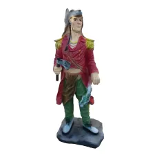 Figura dekoracyjna Indianin H: 75cm z żywicy