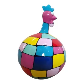 Figura dekoracyjna Kogut H: 80cm z żywicy - zdjęcie 2
