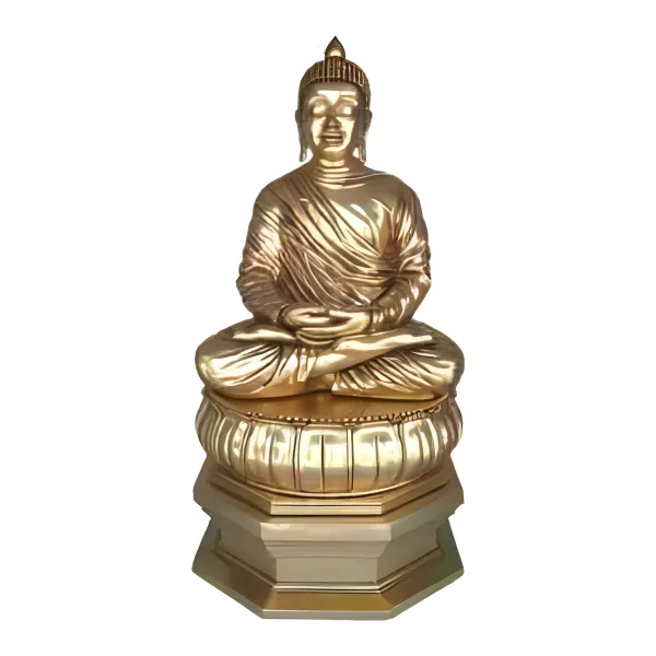 Figura dekoracyjna Budda siedzący H: 125cm z żywicy