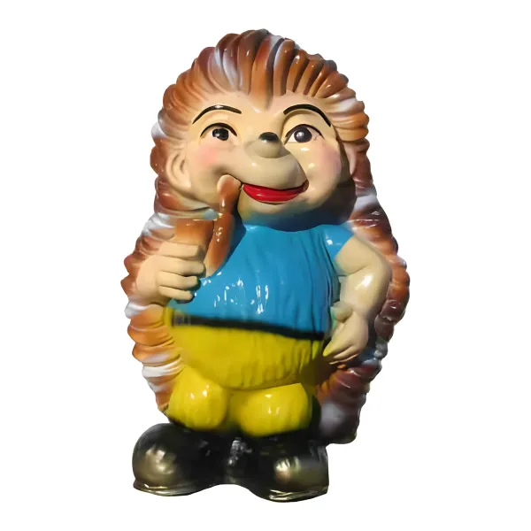 Figura dekoracyjna Jeż H: 25cm z żywicy